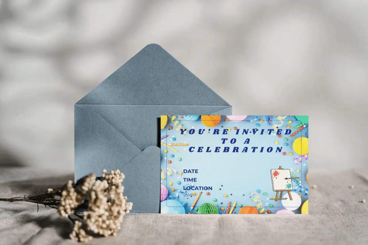 Fun Wig Party Invitation