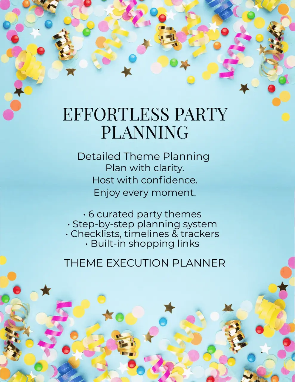 Effortless Party Planning — Fun Wig Party Planner